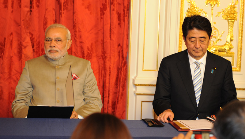 Modi greets Japanese PM Shinzo Abe on his birthday